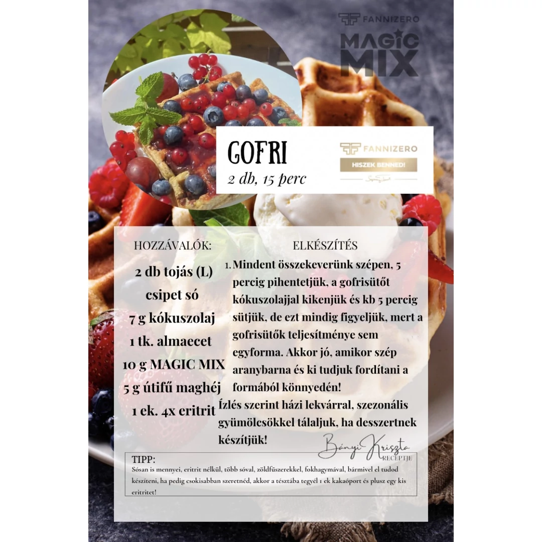 Gofri recept (Bányi Kriszta)