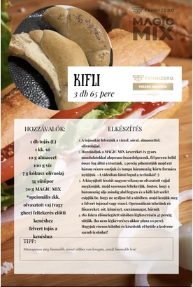 Gluténmentes kifli recept