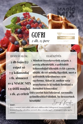 Gofri recept (Bányi Kriszta)