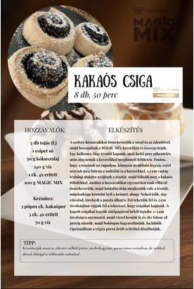 Kakaós csiga recept - diétás ételek