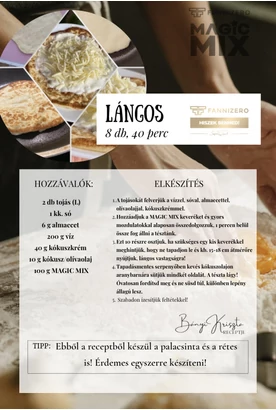 Lángos recept - gabonamentes