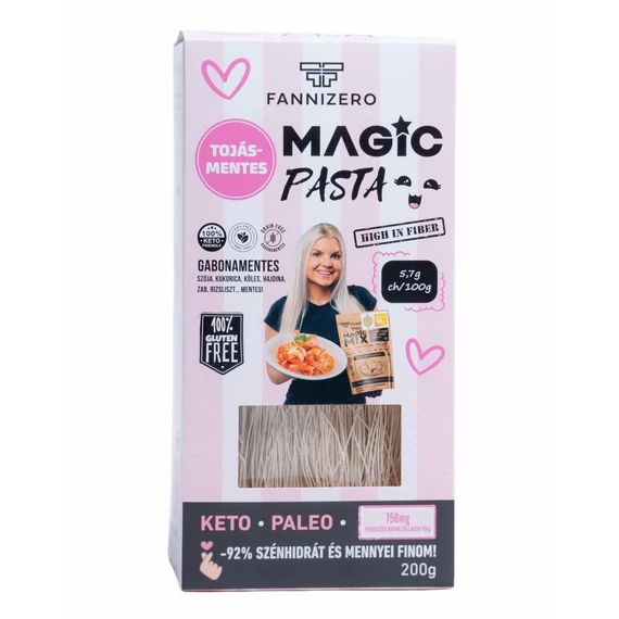 cérnametélt tojásmentes - Magic pasta - Fannizero Magic Mix keverékből